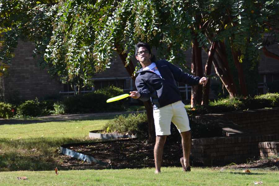Senior Mohamed Mumtaz has been playing ultimate for several years, and is looking forward to participating in tournaments this fall.