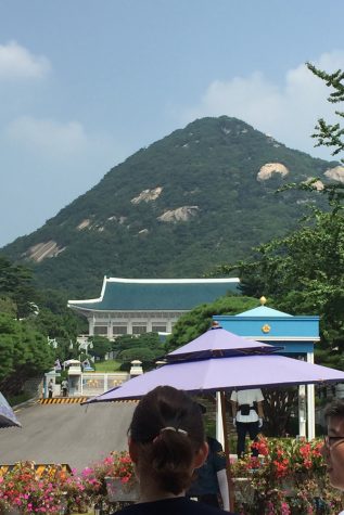 Blue House, South Korea's version of the White House, is where the president lives.