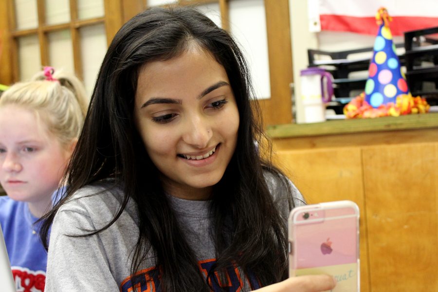 Junior Aashna Farishta enjoys spending her free time on instagram- (Finsta)gram, that is- posting funny memes and pictures for only her closest friends to see.