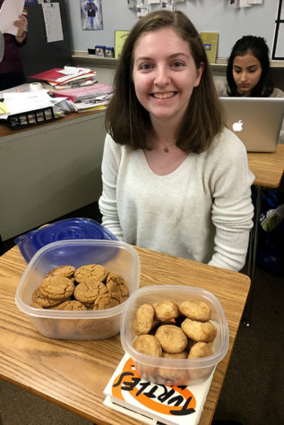 With the staff rushing to make deadline, these cookies were good a relief. (Photo by Rebekah Harpool)