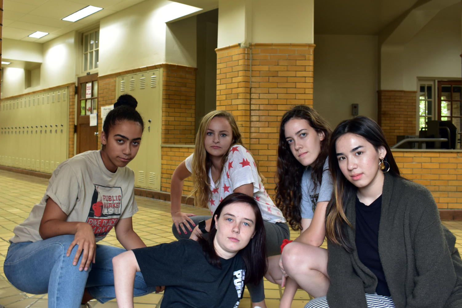 Officers include president Madeline Wood, co-vice presidents Zia Toilette and Lindsey Yarborough, secretary Mary Jett McLarty, and treasurer Jasmine Sloan. (photo by Emily Caldwell)