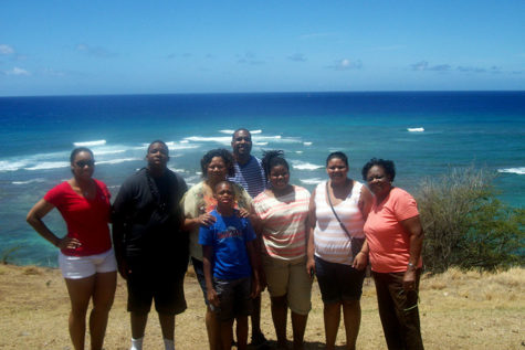Kimberly Mayberry and her family join together at Diamond Head peak in Hawaii in August of 2013. “It was our first trip with all of us going there. We were at the South Shore in Hawaii,” Mayberry said. (photo courtesy of Kimberly Mayberry)