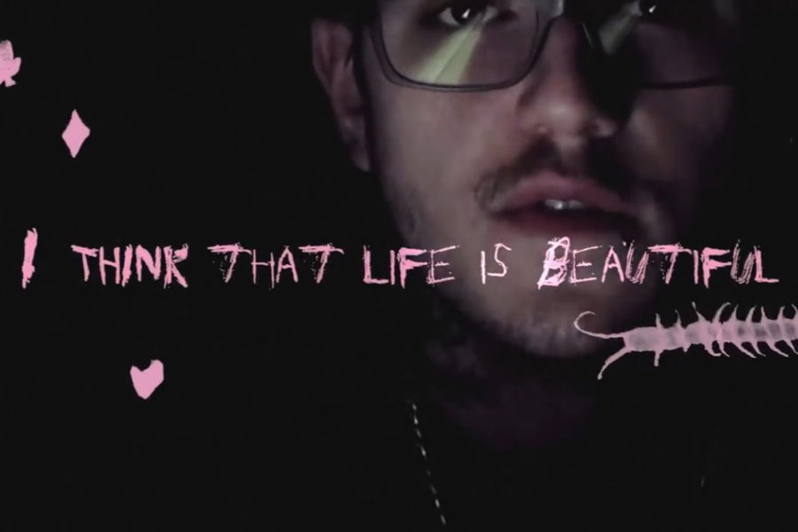 Lil Peep passed away in Tucson, AZ on Nov. 15, 2017, from an accidental overdose on Xanax laced with Fentanyl. He was 21 years old at the time of his death, and the event was heartbreaking to his millions of fans. (photo courtesy of Lil Peeps music video)