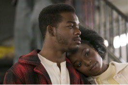 Stephan James as Fonny and Kiki Layne as Tish, the main characters of the rollercoaster love story, “If Beale Street Could Talk.” (photo courtesy of the Washington Post)