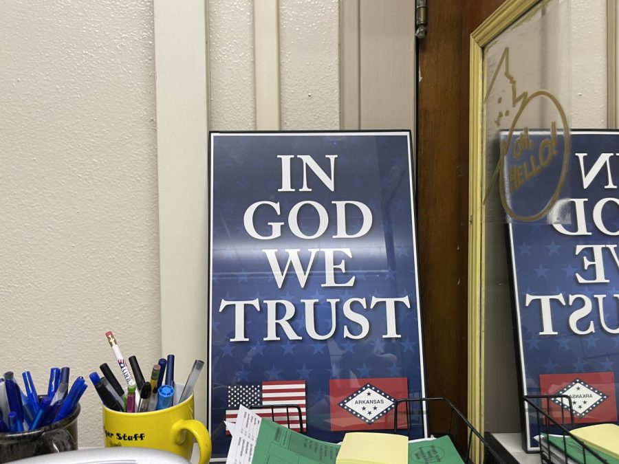 In God We Trust Posters Violate First Amendment