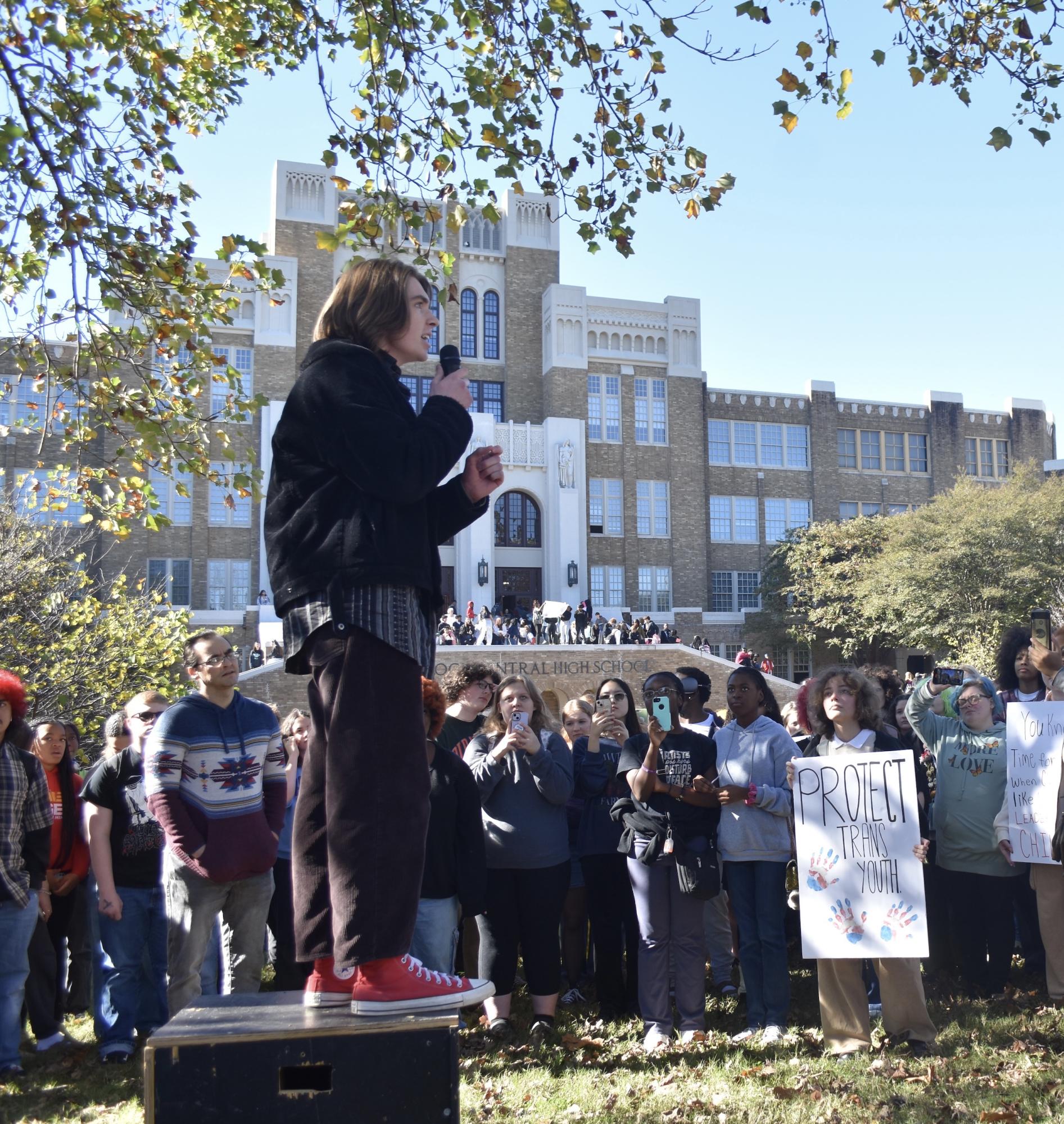 Senior Rhone Kuta speaks about education concerns considering the election results. 